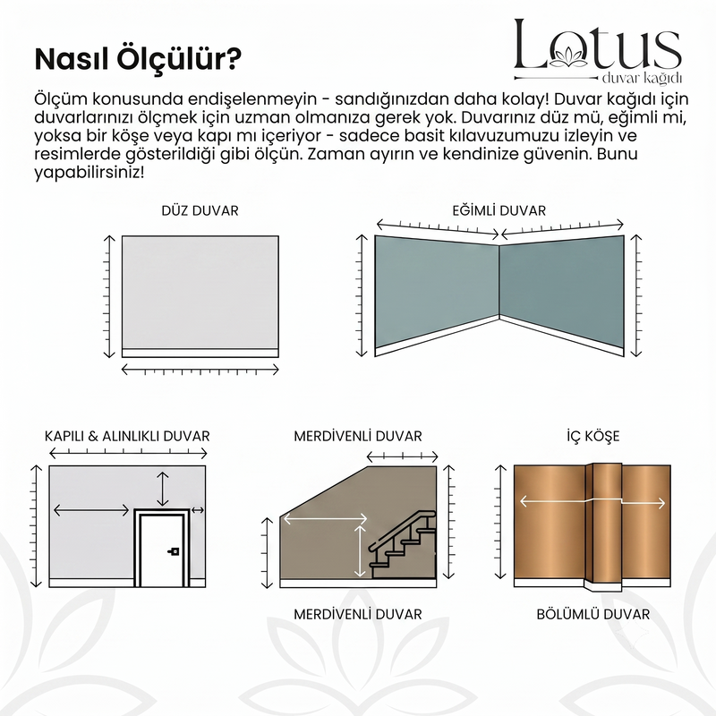 Boho Soyut Botanik Yaprak Desenli Duvar Kağıdı -lot927